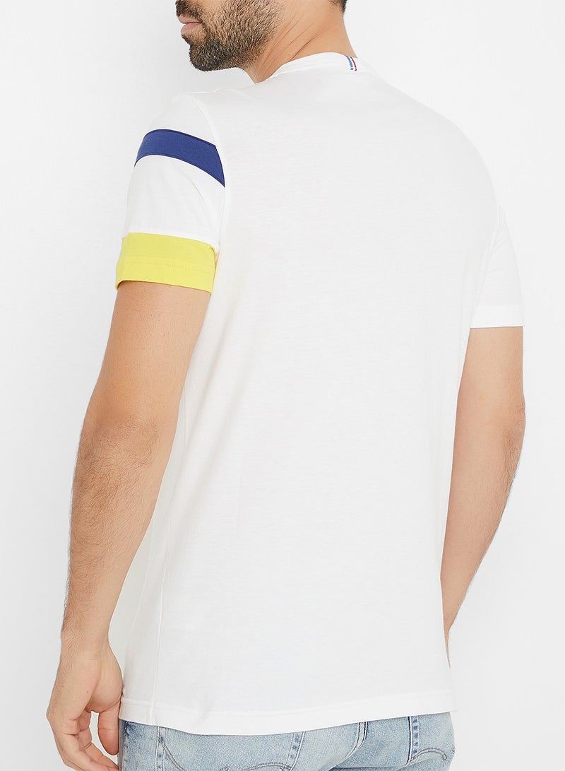 le coq sportif - Ess Saison N2 SS T-Shirt N.O.W/Blue Depth - Image 1