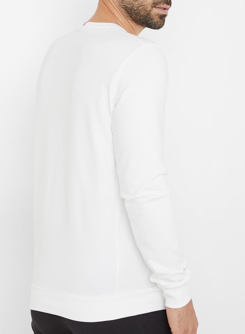 le coq sportif - Tri Crew N2 Sweatshirt Optical White - Image 1