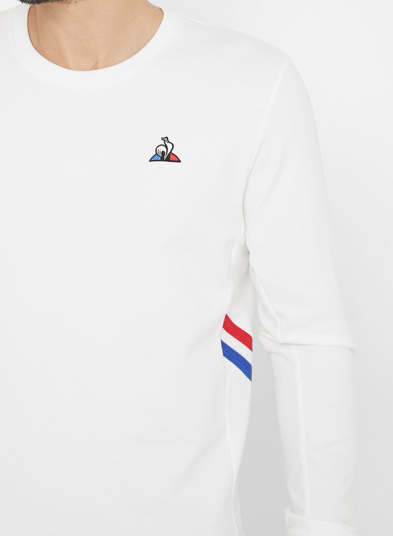 le coq sportif - Tri Crew N2 Sweatshirt Optical White - Image 1