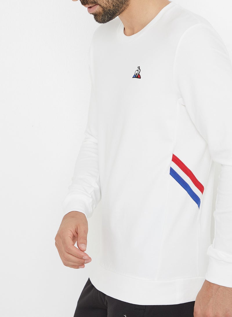 le coq sportif - Tri Crew N2 Sweatshirt Optical White - Image 1