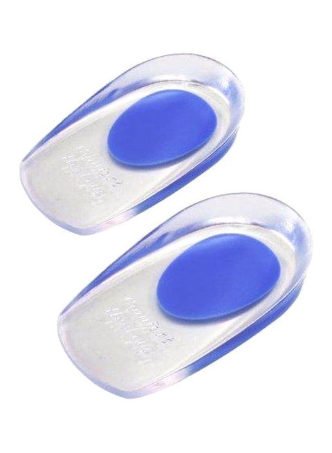 2-Piece Silicone Heel Cap Set Clear