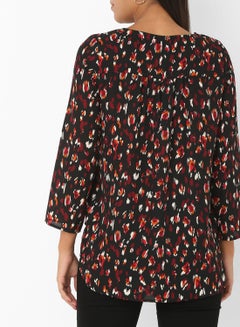 VERO MODA Animal Print Blouse Cabernet  - Image 2