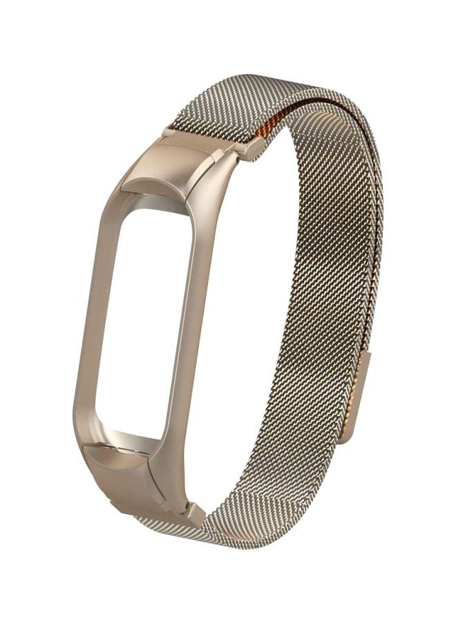 VINSOC Replacement Strap For Xiaomi Mi Band 4 21cm Gold  - Image 1