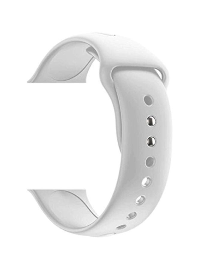 MARGOUN - Apple Watch Band 38mm/40mm/41mm Silicone Sport Watch Strap White - Image 1
