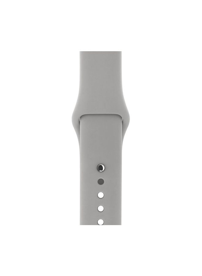 مارجون Apple Watch Band 42mm/44mm/45mm Silicone Sport Watch Strap White  - Image 2