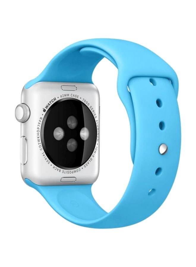 MARGOUN - Apple Watch Band 38mm/40mm/41mm Silicone Sport Watch Strap Blue - Image 1