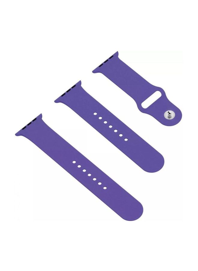 MARGOUN - Apple Watch Band 42mm/44mm/45mm Silicone Sport Watch Strap Dark Blue - Image 1