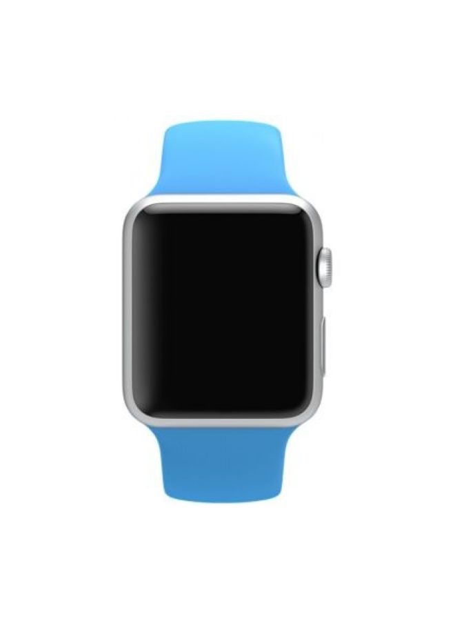 MARGOUN - Apple Watch Band 38mm/40mm/41mm Silicone Sport Watch Strap Blue - Image 1