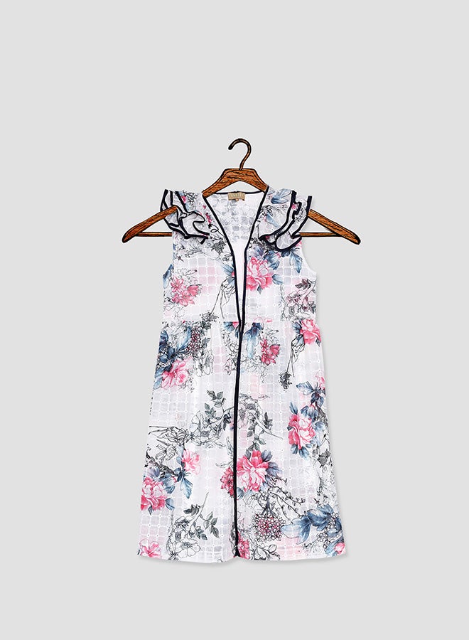 Multi LayeSleeve Jacket Multicolour
