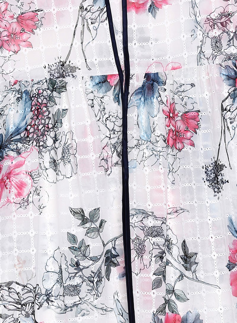 Multi LayeSleeve Jacket Multicolour