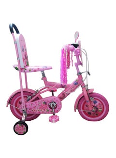 Unique Outdoor Bicycle With Balancing Wheels, Comfortable Seat And Backrest 12inch