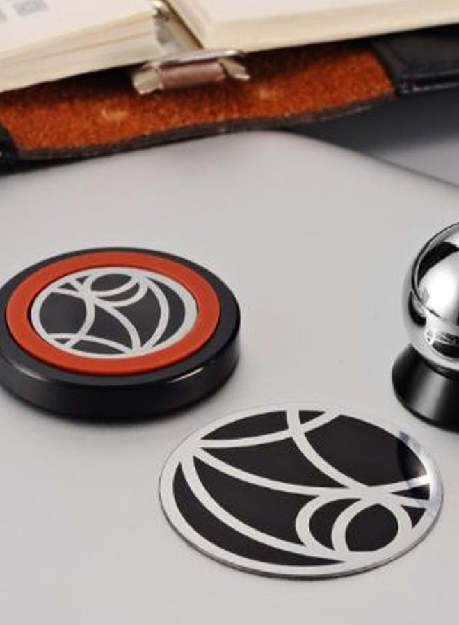 يو إف حامل مغناطيسي للهاتف المحمول أسود/ أحمر/ فضي - Image 2