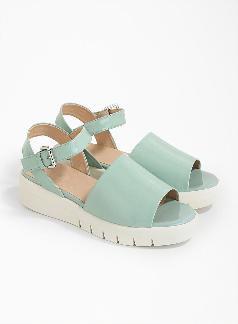 GEOX Wimbley Sand A Sandals Lt Green  - Image 3