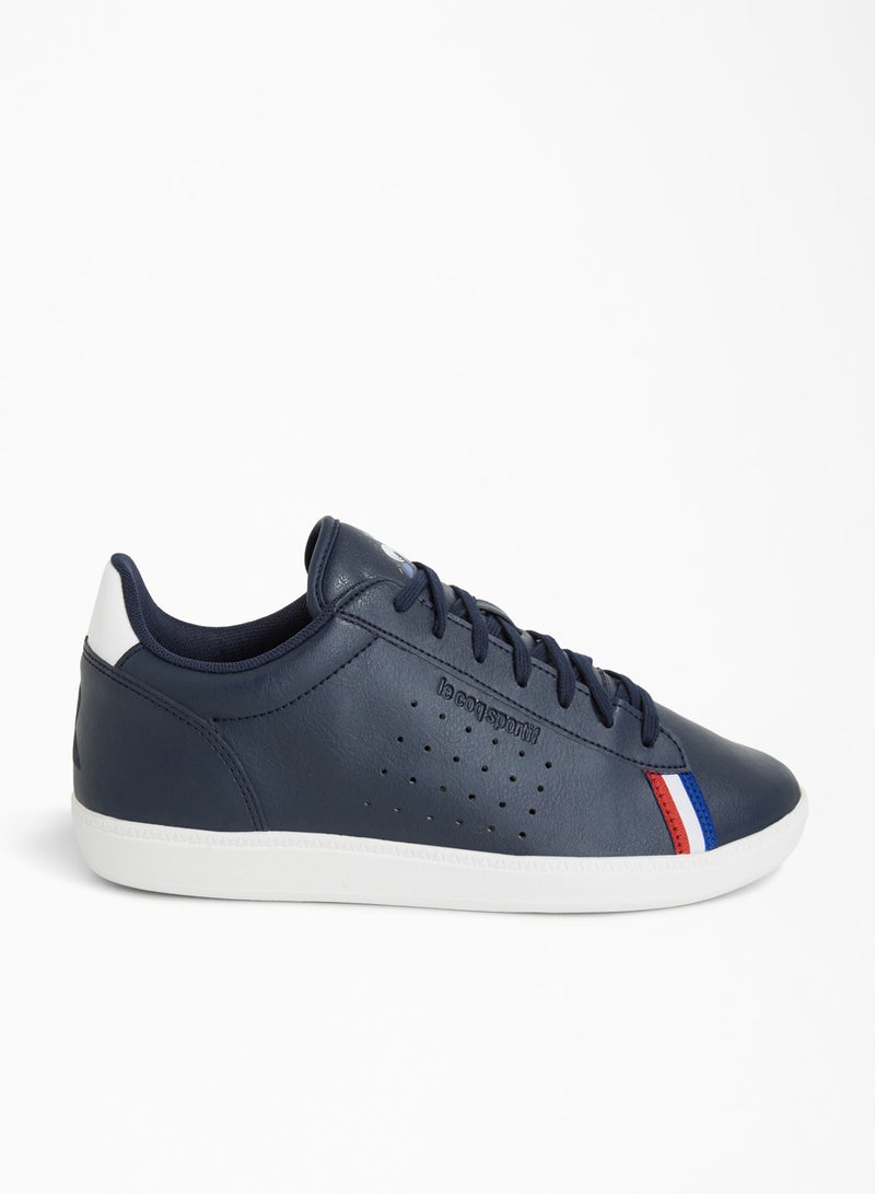 le coq sportif - Courtstar Sport Low Top Sneakers Blue/Optical White - Image 1