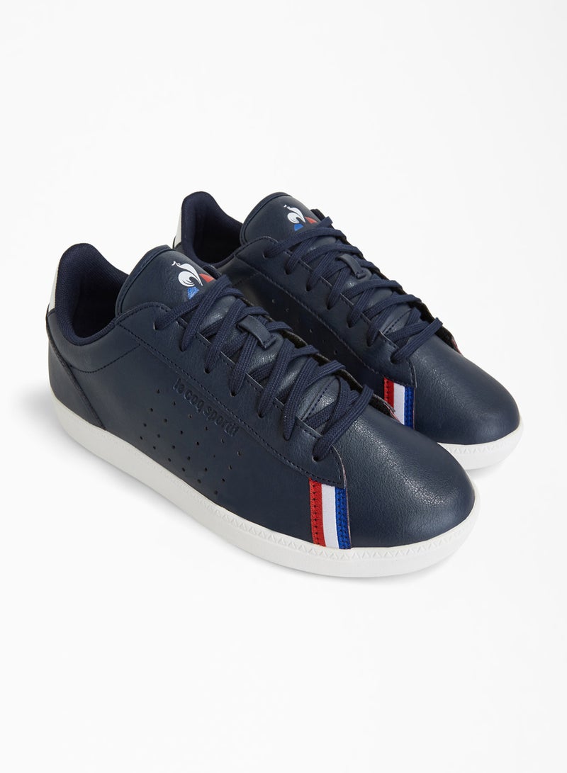 le coq sportif - Courtstar Sport Low Top Sneakers Blue/Optical White - Image 1