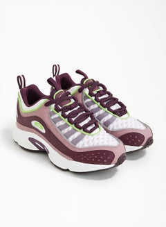 Reebok Daytona DMX II Low Top Sneakers White/Semi Solar Green/Eggplant  - Image 3