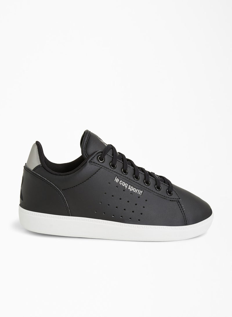 le coq sportif - Courtstar Premium Low Top Sneakers Black - Image 1