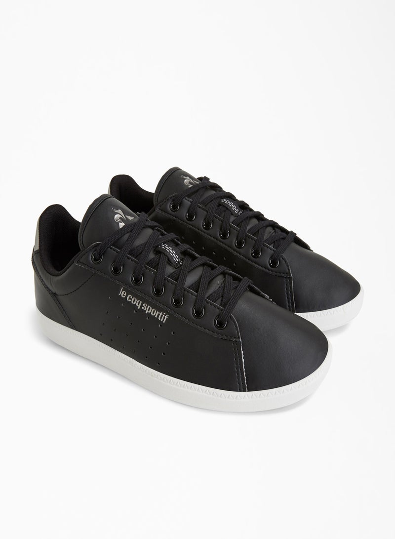 le coq sportif - Courtstar Premium Low Top Sneakers Black - Image 1