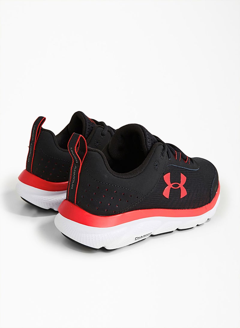 UA Charged Assert 8 Running Shoes Black / White / Daiquiri