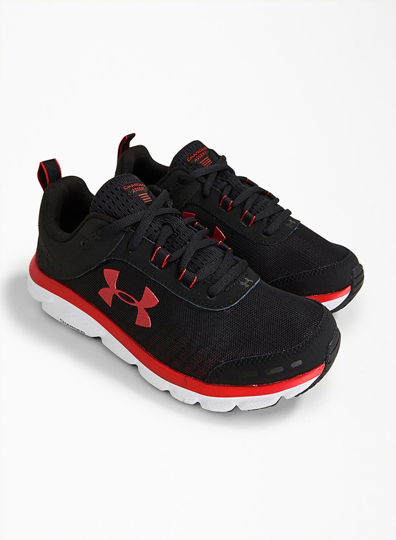 UA Charged Assert 8 Running Shoes Black / White / Daiquiri