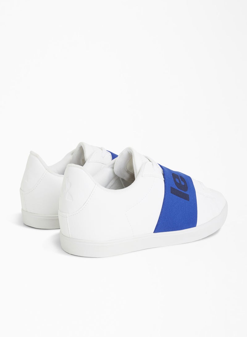 le coq sportif - Agate Big Logo Low Top Sneakers Optical White/Cobalt - Image 1