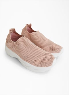 NEW LOOK Knitted Slip-Ons Pink  - Image 3