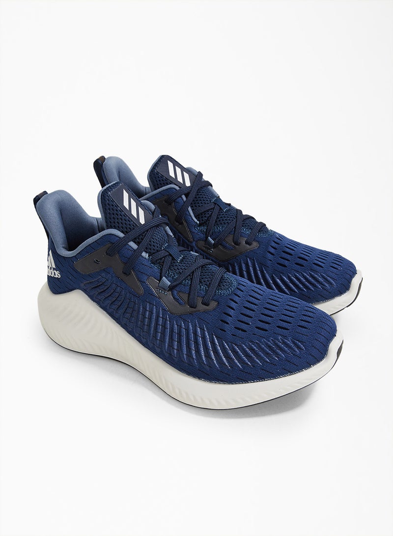 Adidas - Alphabounce U Running Shoes Collegiate Navy /Silver Metallic/Tecink - Image 1