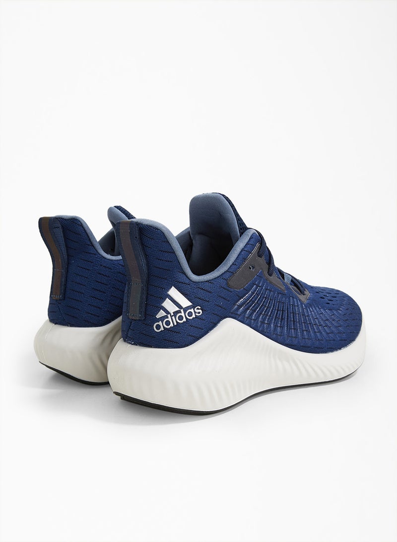 Adidas - Alphabounce U Running Shoes Collegiate Navy /Silver Metallic/Tecink - Image 1