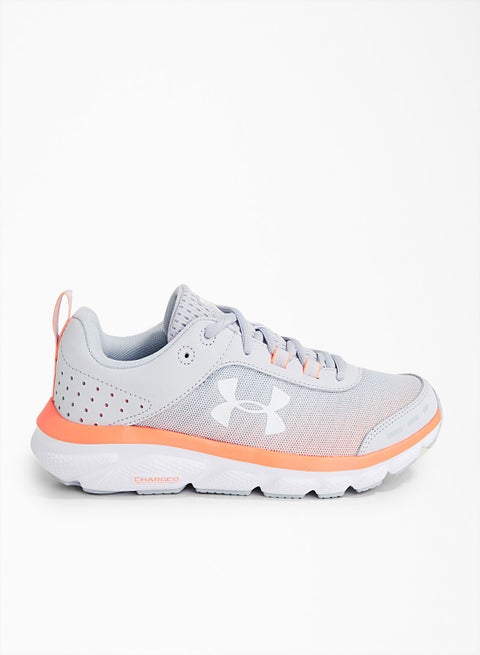 Charged Assert 8 Running Shoes Halo Gray / White / White