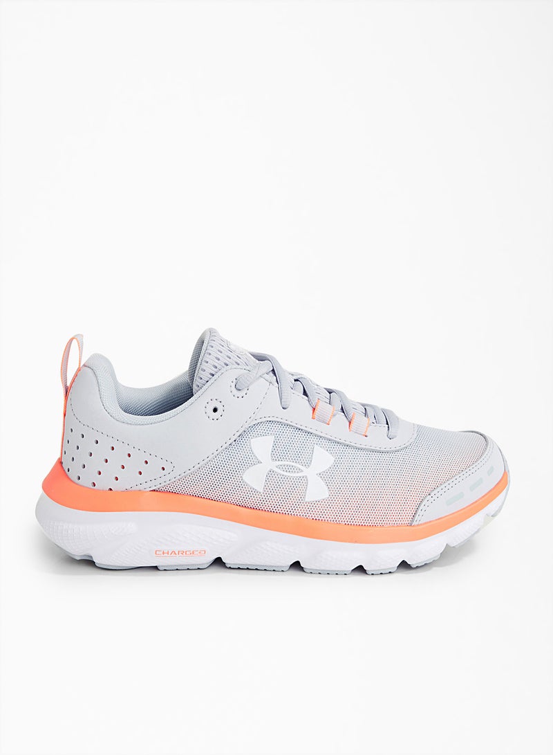 Charged Assert 8 Running Shoes Halo Gray / White / White