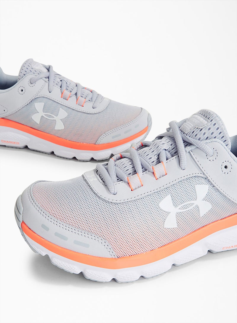Charged Assert 8 Running Shoes Halo Gray / White / White