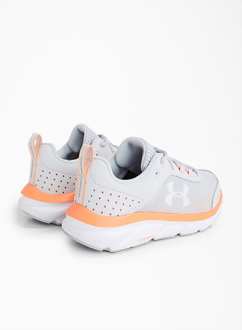 Charged Assert 8 Running Shoes Halo Gray / White / White
