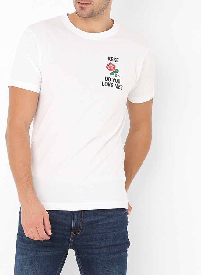 Mister Tee - Keke Love T-Shirt White - Image 1