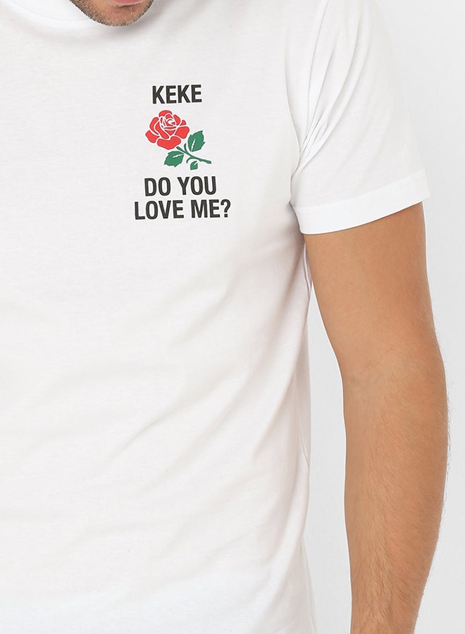 Mister Tee - Keke Love T-Shirt White - Image 1