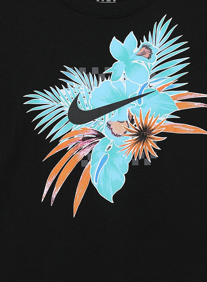 Nike NSW DPTL Foliage Futura T-shirt Black - Image 3