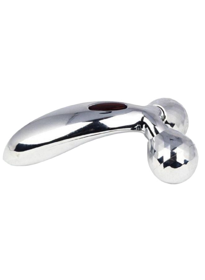 Riva Y-Shape Face Roller 3D Massager Silver  - Image 1