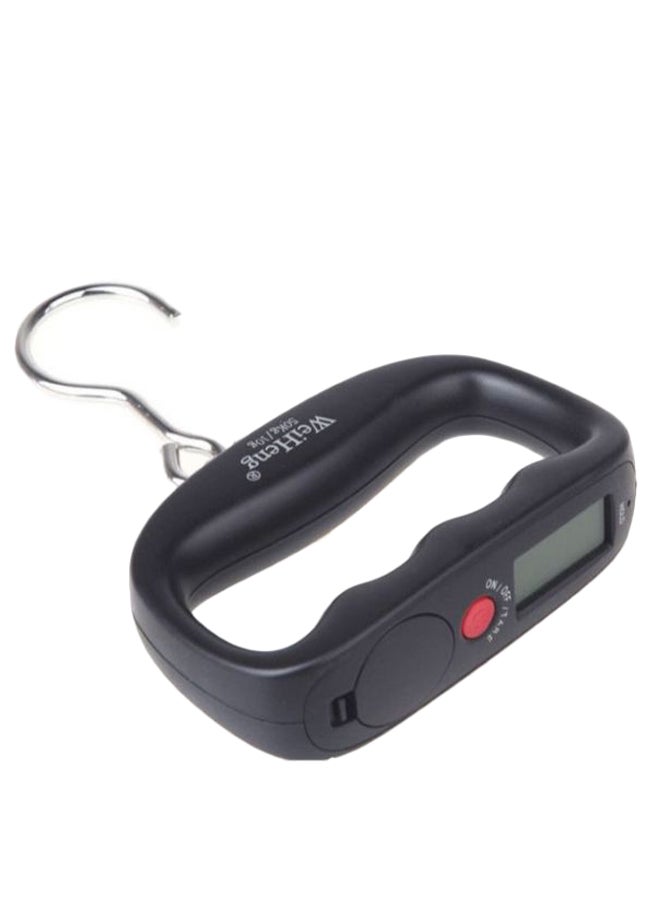 Digital Hanging Luggage Weight Scale Black/Silver  - Image 1