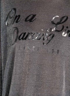 Riva Black Shimmer Top Black - Silver  - Image 4