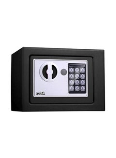 Electronic Digital Battery Operated Mini Safe Deposit Box With Pin Keypad And Emergency Override Keys Black 17x23x17cm - v1571507308/N30717659A_1