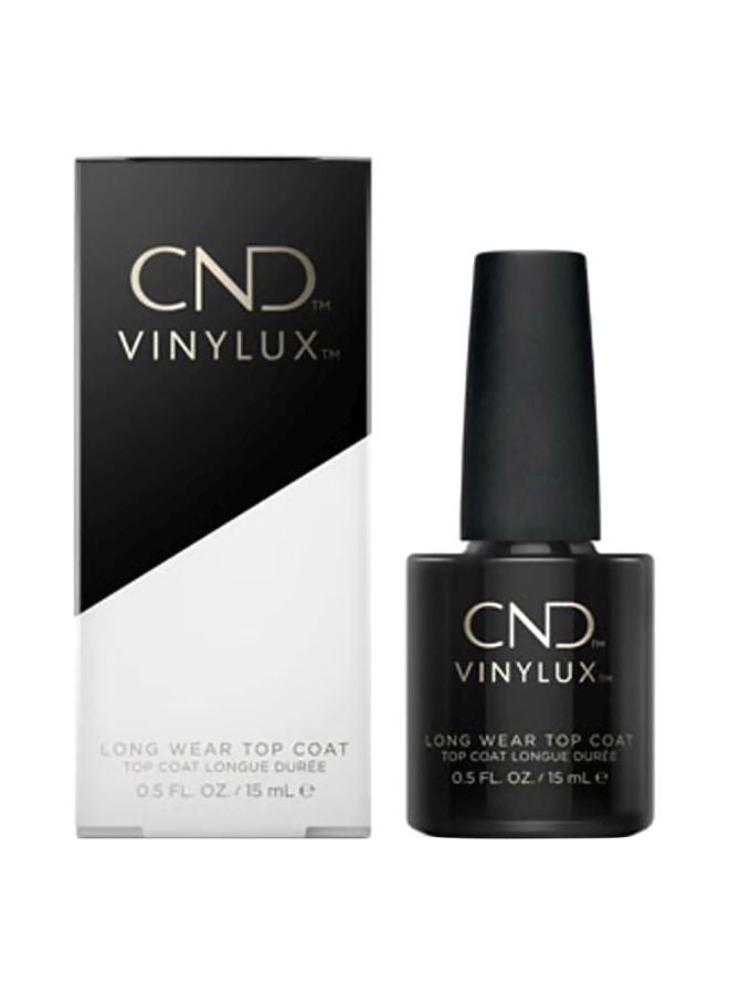 CND - Vinylux Long Wear Top Coat #118 Grapefruit Sparkle - Image 1