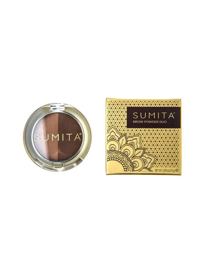 SUMITA Eyebrow Powder Duo Medium Brown 