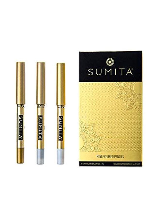 SUMITA 3-Piece Mini Eyeliner Pencils Lights 