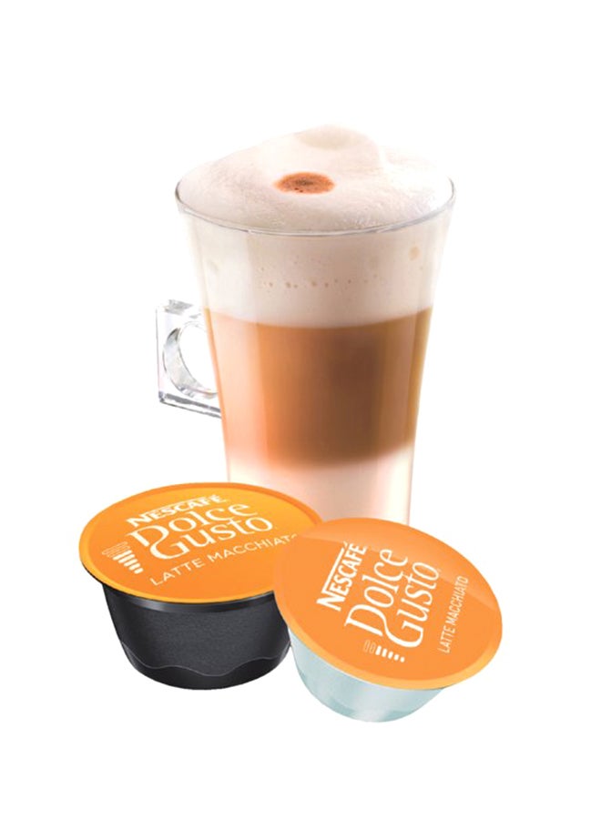 نسكافيه كبسولات لاتيه ماكياتو لماكينة دولتشي غوستو 194جرام عبوة من 16 قطعة - Image 2