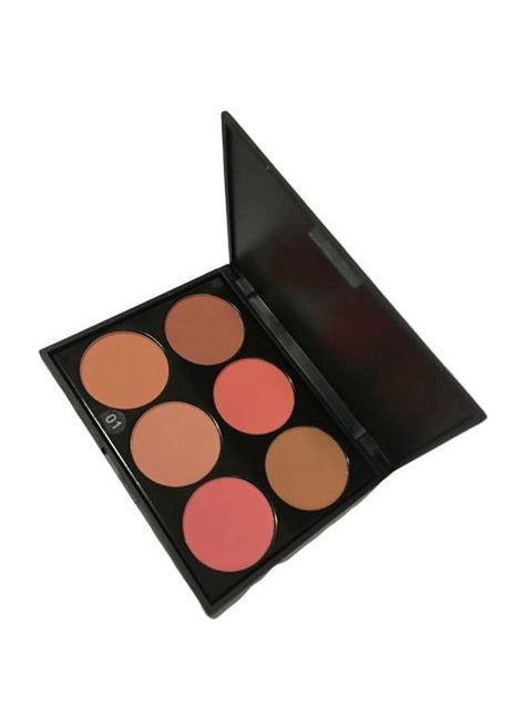 6-Colour Blush Palette 1