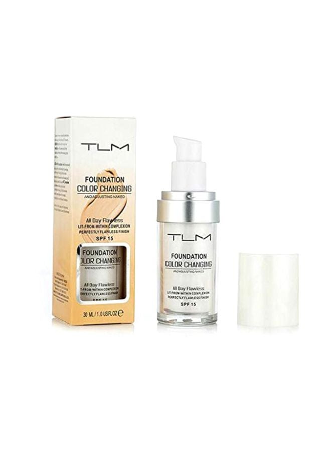 تي إل إم كريم أساس سائل بلون متغير بعامل حماية من الشمس SPF 15 أبيض - Image 3