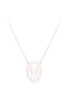 Stainless Steel Lion Pendant Necklace