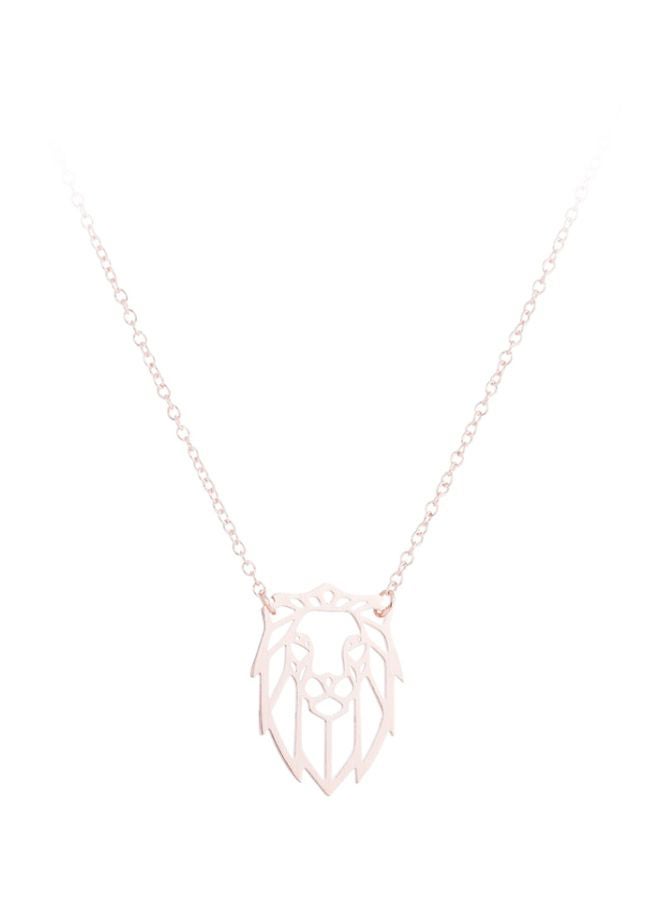 Generic - Stainless Steel Lion Pendant Necklace - Image 1