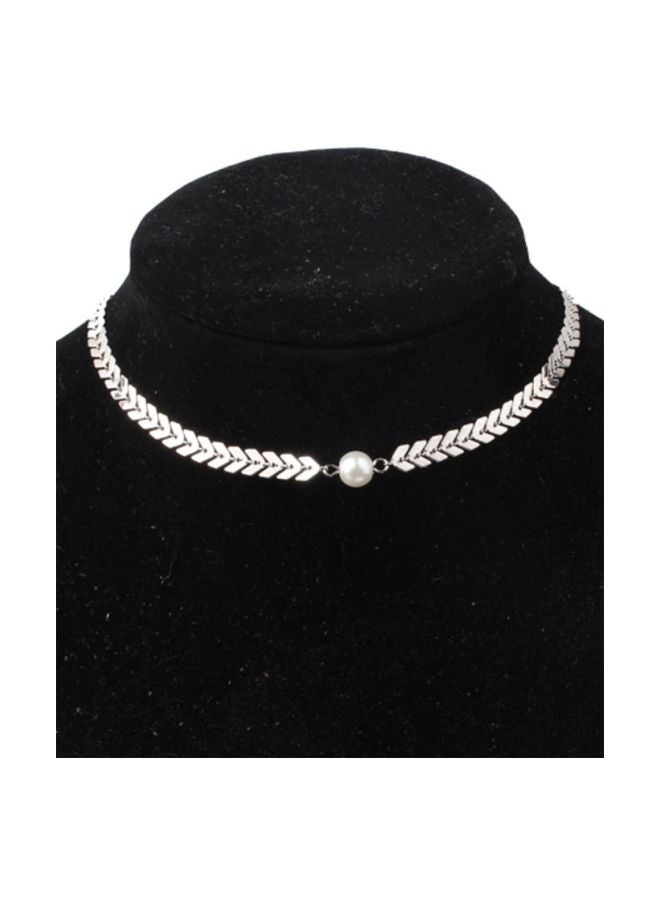Imitation Pearl Choker