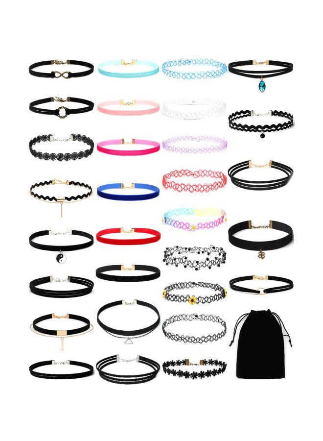 30-Piece Lace Choker Set