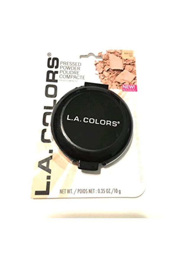 LA Colors Pressed Powder With Applicator Tan - Image 2